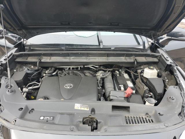 5TDHZRBH3NS255746 - 2022 TOYOTA HIGHLANDER XLE BLACK photo 12