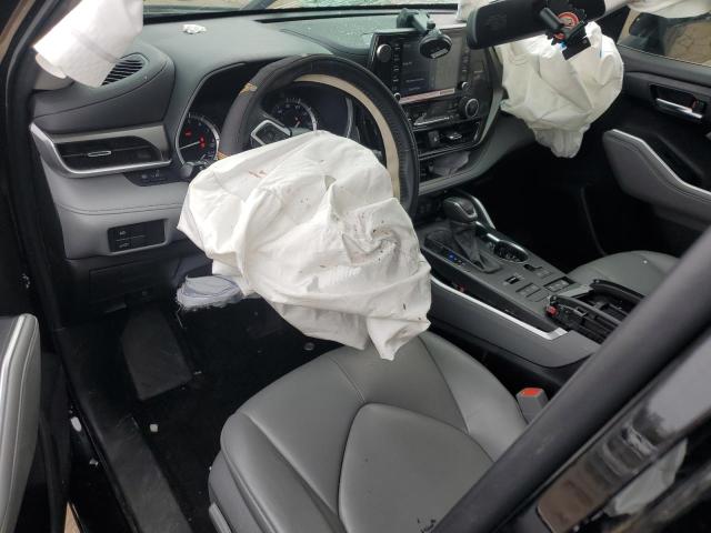 5TDHZRBH3NS255746 - 2022 TOYOTA HIGHLANDER XLE BLACK photo 8