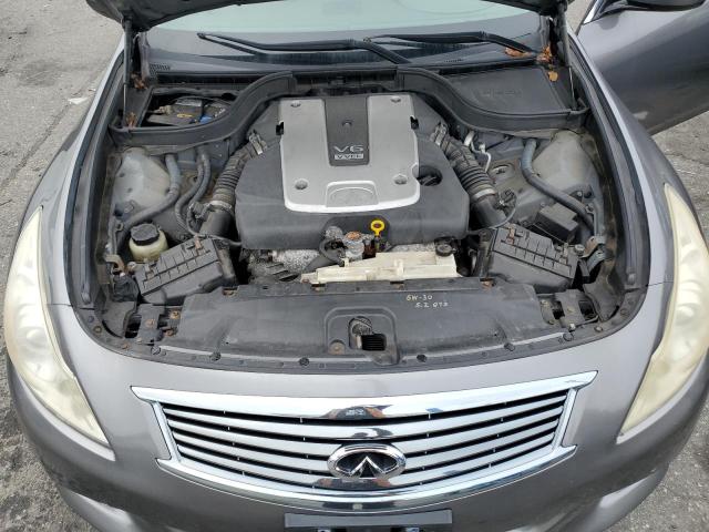 JN1CV6AR2CM671135 - 2012 INFINITI G37 GRAY photo 11