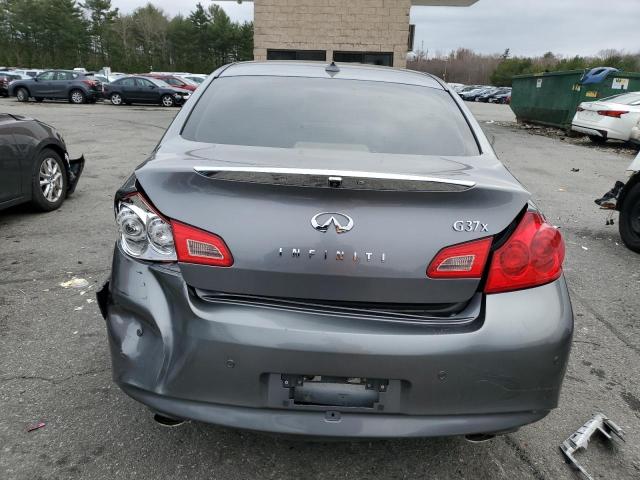 JN1CV6AR2CM671135 - 2012 INFINITI G37 GRAY photo 6