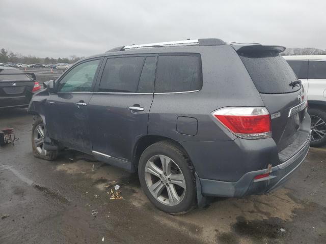 5TDDK3EH2BS066366 - 2011 TOYOTA HIGHLANDER LIMITED GRAY photo 2