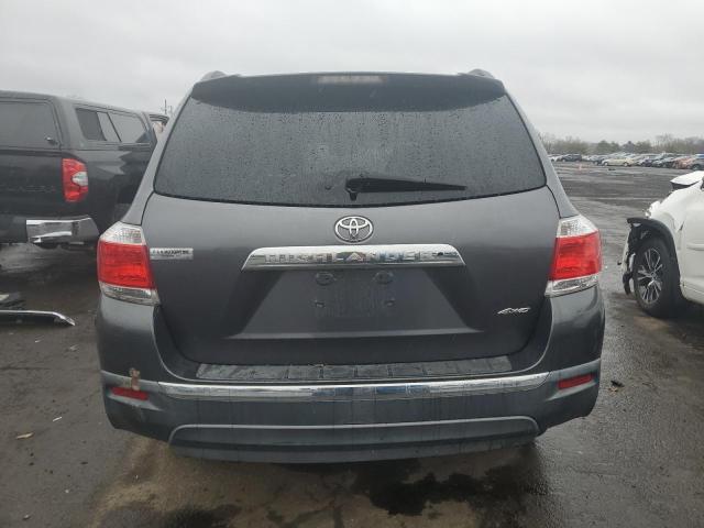 5TDDK3EH2BS066366 - 2011 TOYOTA HIGHLANDER LIMITED GRAY photo 6