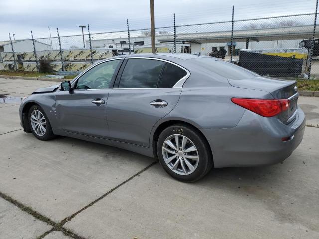 JN1BV7AP8FM335218 - 2015 INFINITI Q50 BASE GRAY photo 2