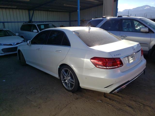 WDDHF8JB6EA782683 - 2014 MERCEDES-BENZ E 350 4MATIC WHITE photo 2