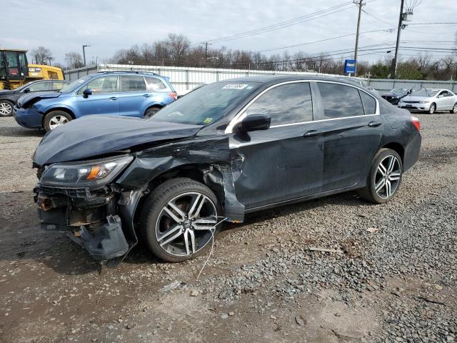 1HGCR2F37FA246967 - 2015 HONDA ACCORD LX BLACK photo 1