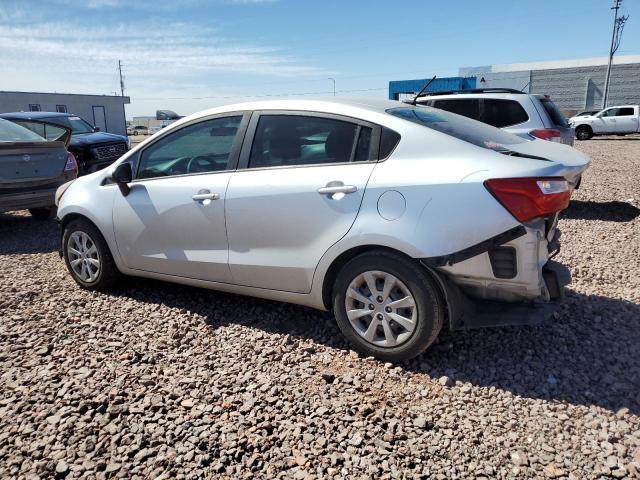 KNADM4A31G6676385 - 2016 KIA RIO LX SILVER photo 2