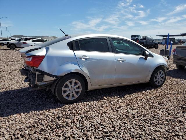 KNADM4A31G6676385 - 2016 KIA RIO LX SILVER photo 3