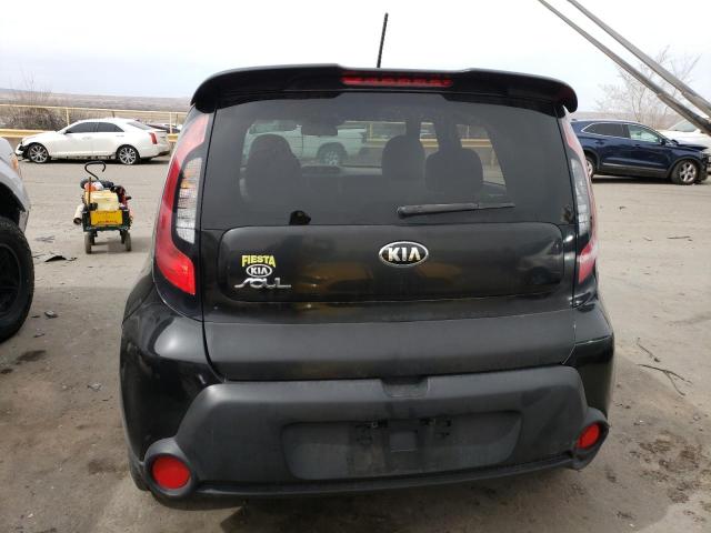 KNDJN2A28F7783456 - 2015 KIA SOUL BLACK photo 6