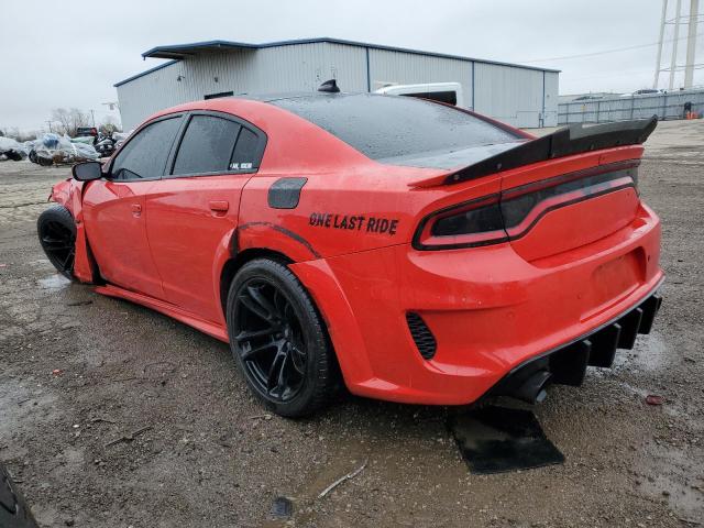 2C3CDXCT2KH608329 - 2019 DODGE CHARGER R/T RED photo 2
