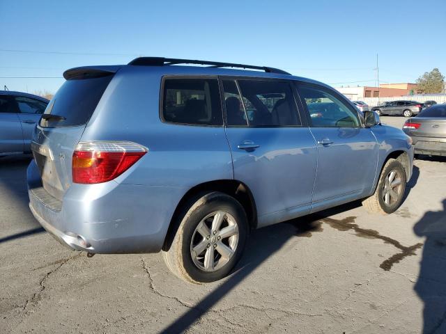 JTEES41A892144293 - 2009 TOYOTA HIGHLANDER BLUE photo 3