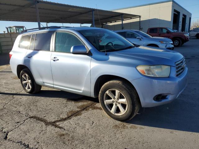 JTEES41A892144293 - 2009 TOYOTA HIGHLANDER BLUE photo 4