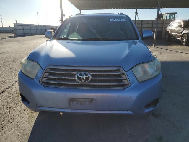 JTEES41A892144293 - 2009 TOYOTA HIGHLANDER BLUE photo 5