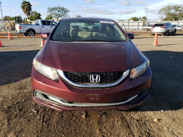 19XFB2F88EE056375 - 2014 HONDA CIVIC EX BURGUNDY photo 5