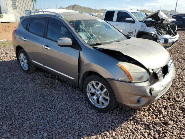 JN8AS5MT3DW518756 - 2013 NISSAN ROGUE S GRAY photo 4