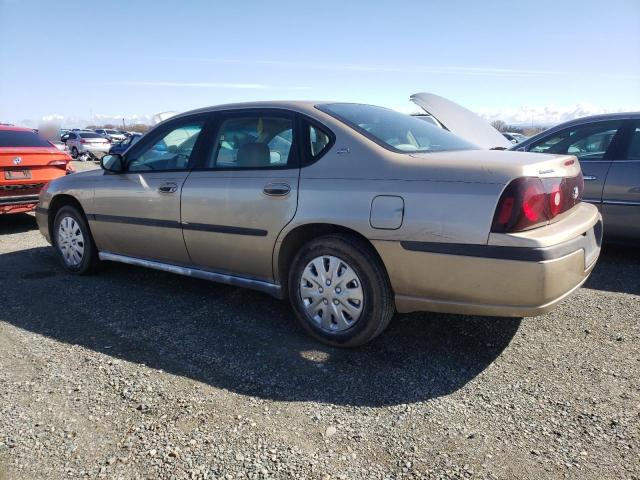 2G1WF52EX49159899 - 2004 CHEVROLET IMPALA TAN photo 2