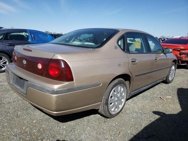 2G1WF52EX49159899 - 2004 CHEVROLET IMPALA TAN photo 3