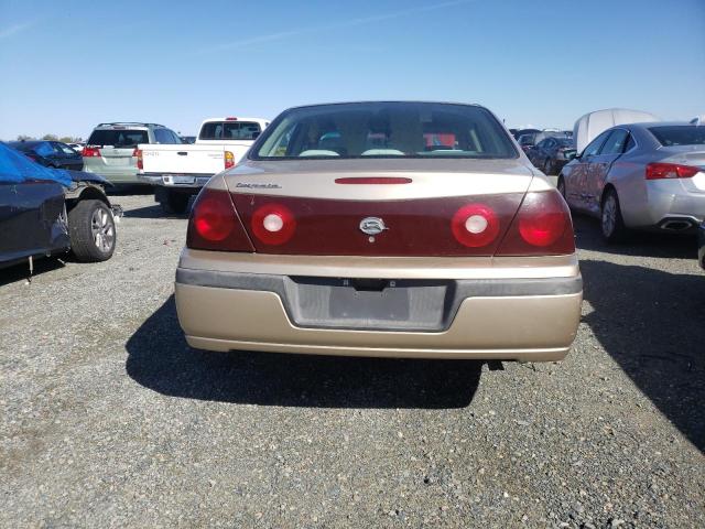 2G1WF52EX49159899 - 2004 CHEVROLET IMPALA TAN photo 6