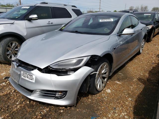 5YJSA1E23JF272440 - 2018 TESLA MODEL S Gümüş foto 1