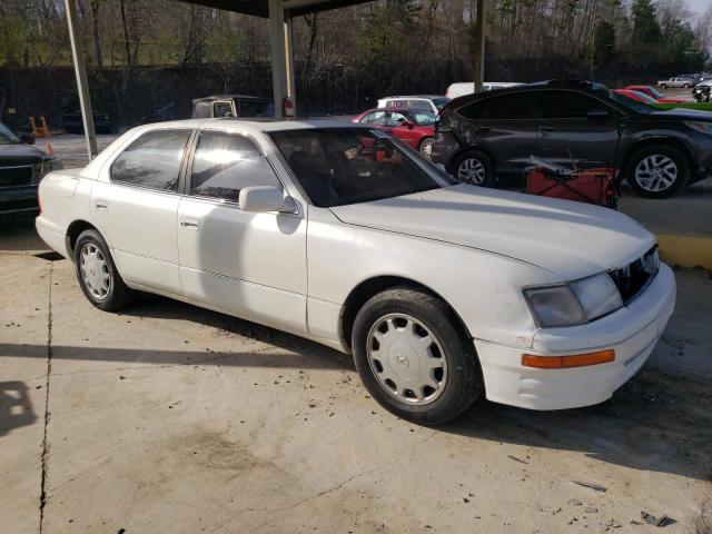 JT8UF22E6S0027368 - 1995 LEXUS LS 400 WHITE photo 4