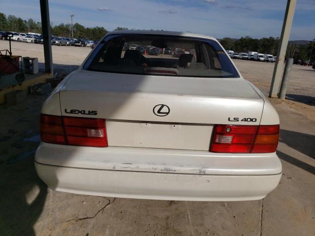 JT8UF22E6S0027368 - 1995 LEXUS LS 400 WHITE photo 6