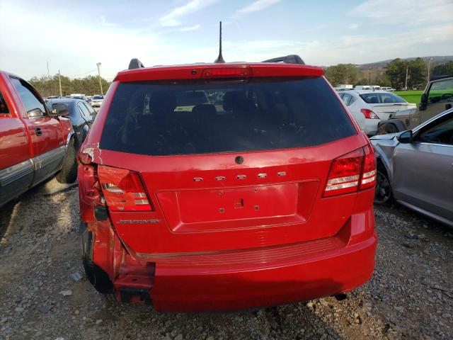 3C4PDCAB3JT236179 - 2018 DODGE JOURNEY SE RED photo 6