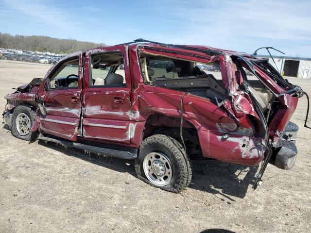 3GNGC26G24G287324 - 2004 CHEVROLET SUBURBAN C2500 BURGUNDY photo 2