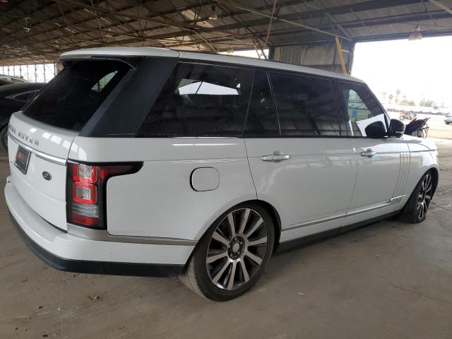 SALGV3TFXEA173441 - 2014 LAND ROVER RANGE ROVE AUTOBIOGRAPHY WHITE photo 3