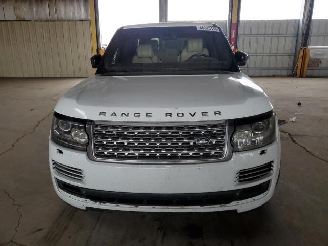 SALGV3TFXEA173441 - 2014 LAND ROVER RANGE ROVE AUTOBIOGRAPHY WHITE photo 5