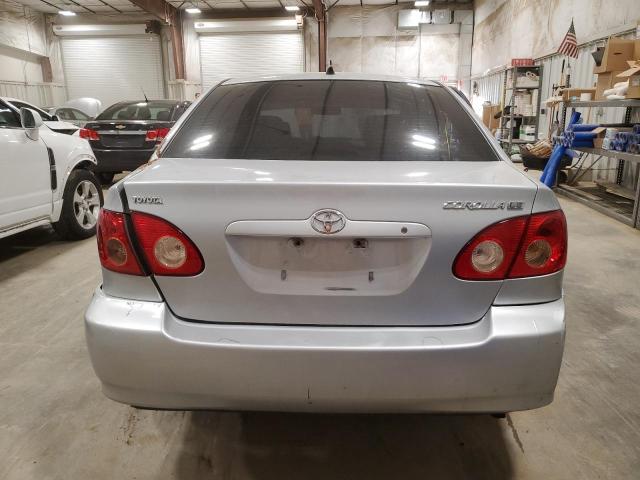 1NXBR32E66Z613763 - 2006 TOYOTA COROLLA CE SILVER photo 6