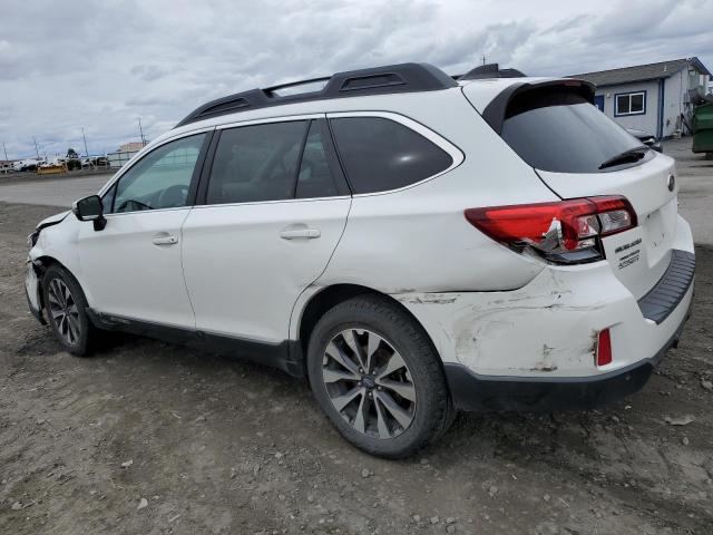 4S4BSANCXH3234051 - 2017 SUBARU OUTBACK 2.5I LIMITED WHITE photo 2