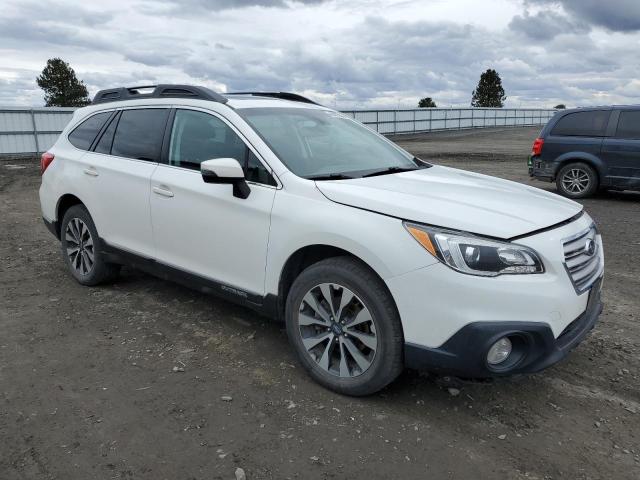 4S4BSANCXH3234051 - 2017 SUBARU OUTBACK 2.5I LIMITED WHITE photo 4