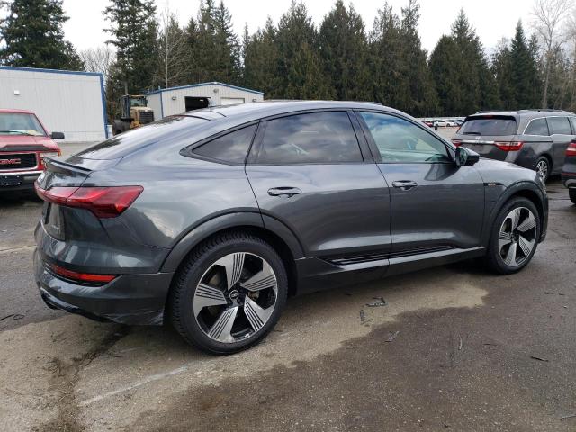 WA13ABGE6MB037548 - 2021 AUDI E-TRON SPORTBACK PRESTIGE GRAY photo 3