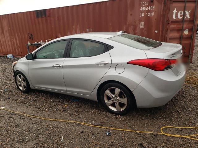 5NPDH4AEXDH378718 - 2013 HYUNDAI ELANTRA GLS SILVER photo 2