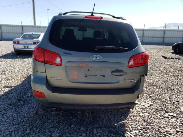 5NMSH73E99H256801 - 2009 HYUNDAI SANTA FE SE GREEN photo 6