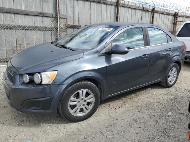 1G1JC5SH1D4168328 - 2013 CHEVROLET SONIC LT GRAY photo 1