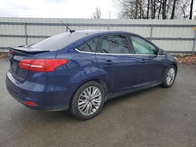 1FADP3J25HL211340 - 2017 FORD FOCUS TITANIUM BLUE photo 3