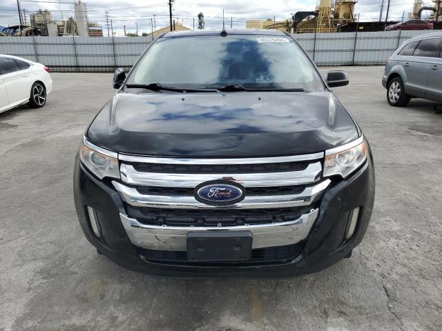 2FMDK3KC8EBA58296 - 2014 FORD EDGE LIMITED BLACK photo 5