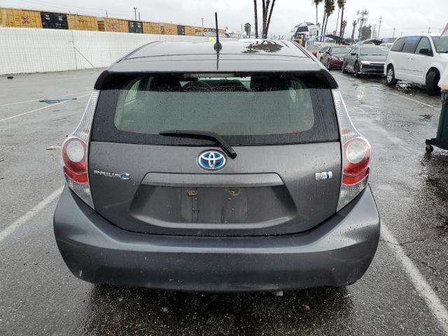 JTDKDTB39E1061242 - 2014 TOYOTA PRIUS C GRAY photo 6