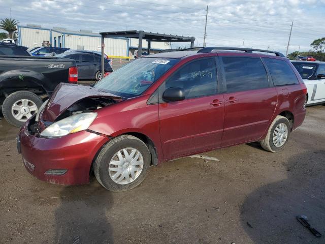 5TDZK23C79S266323 - 2009 TOYOTA SIENNA CE RED photo 1