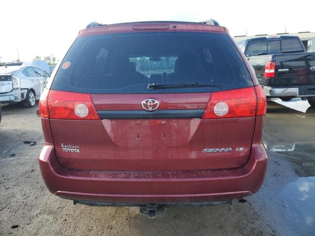 5TDZK23C79S266323 - 2009 TOYOTA SIENNA CE RED photo 6