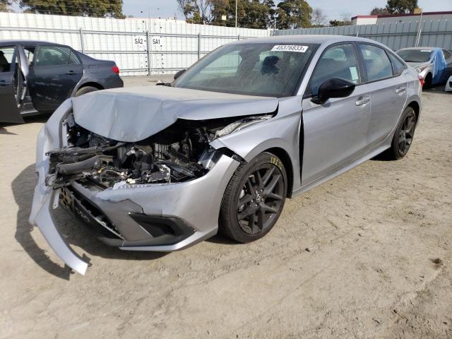 2HGFE2F56PH506952 - 2023 HONDA CIVIC SPORT 银色 照片 1