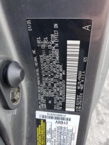 5TDZA23C65S280131 - 2005 TOYOTA SIENNA CE GRAY photo 13