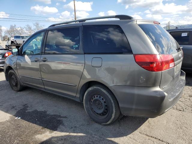 5TDZA23C65S280131 - 2005 TOYOTA SIENNA CE GRAY photo 2