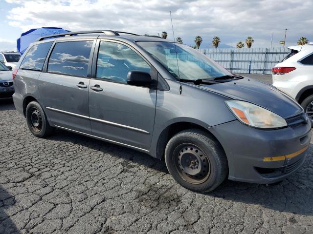 5TDZA23C65S280131 - 2005 TOYOTA SIENNA CE GRAY photo 4