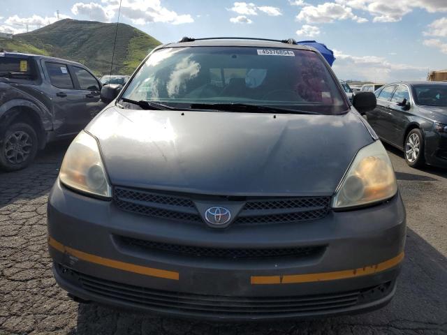 5TDZA23C65S280131 - 2005 TOYOTA SIENNA CE GRAY photo 5