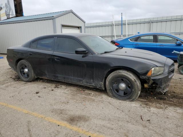 2C3CDXATXCH287922 - 2012 DODGE CHARGER POLICE BLACK photo 4