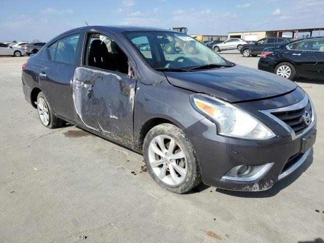 3N1CN7AP0FL853337 - 2015 NISSAN VERSA S BLACK photo 4