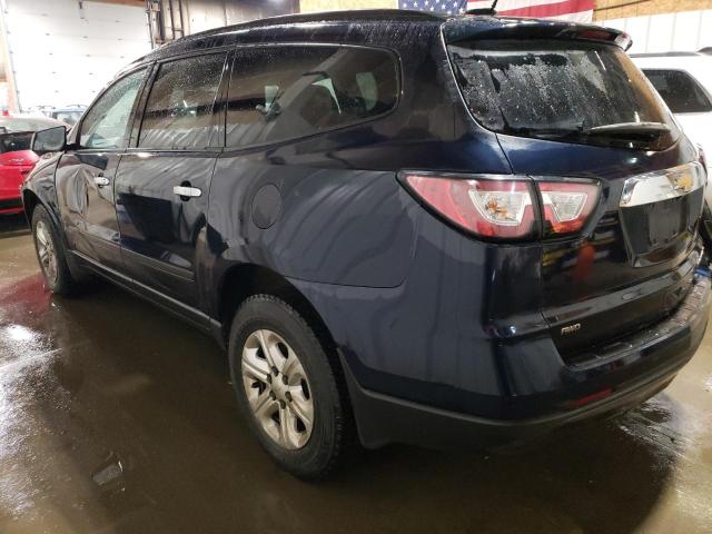 1GNKVFED4GJ273138 - 2016 CHEVROLET TRAVERSE LS BLUE photo 2