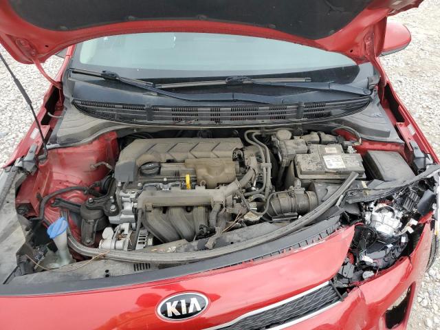 3KPA24AD7LE307538 - 2020 KIA RIO LX RED photo 11