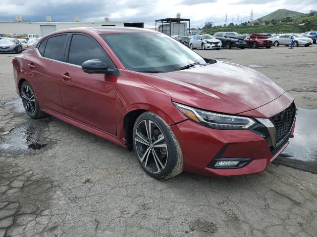 3N1AB8DV8LY301826 - 2020 NISSAN SENTRA SR MAROON photo 4